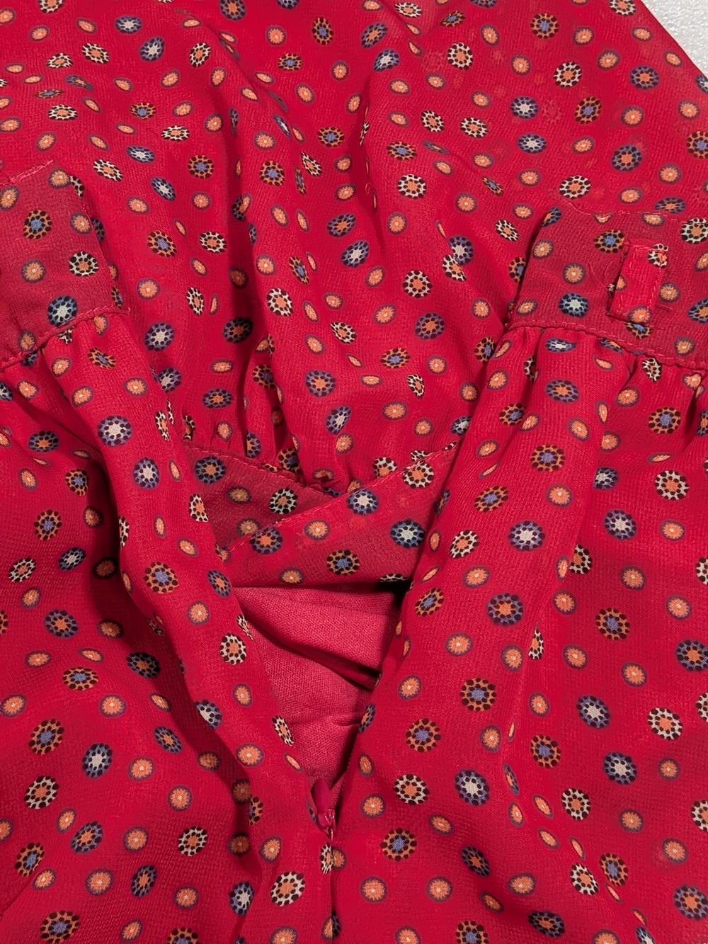 G:21 Red Flowy Shorts- missing belt - Picture 5 of 8